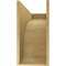 Ekena Millwork 12"W x 36"D x 24"H Classic Legacy Rough Cedar Woodgrain TimberThane Corbel, Primed Tan CORUR12X36X24LGYRCPR - alternate 3